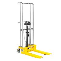 Штабелер гидравлический SDDJS1500 (400 кг 1,5 м с вилами и площадкой) SMARTLIFT