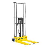 Штабелер гидравлический PJ4150 (400 кг 1,5 м с вилами и площадкой) SMARTLIFT